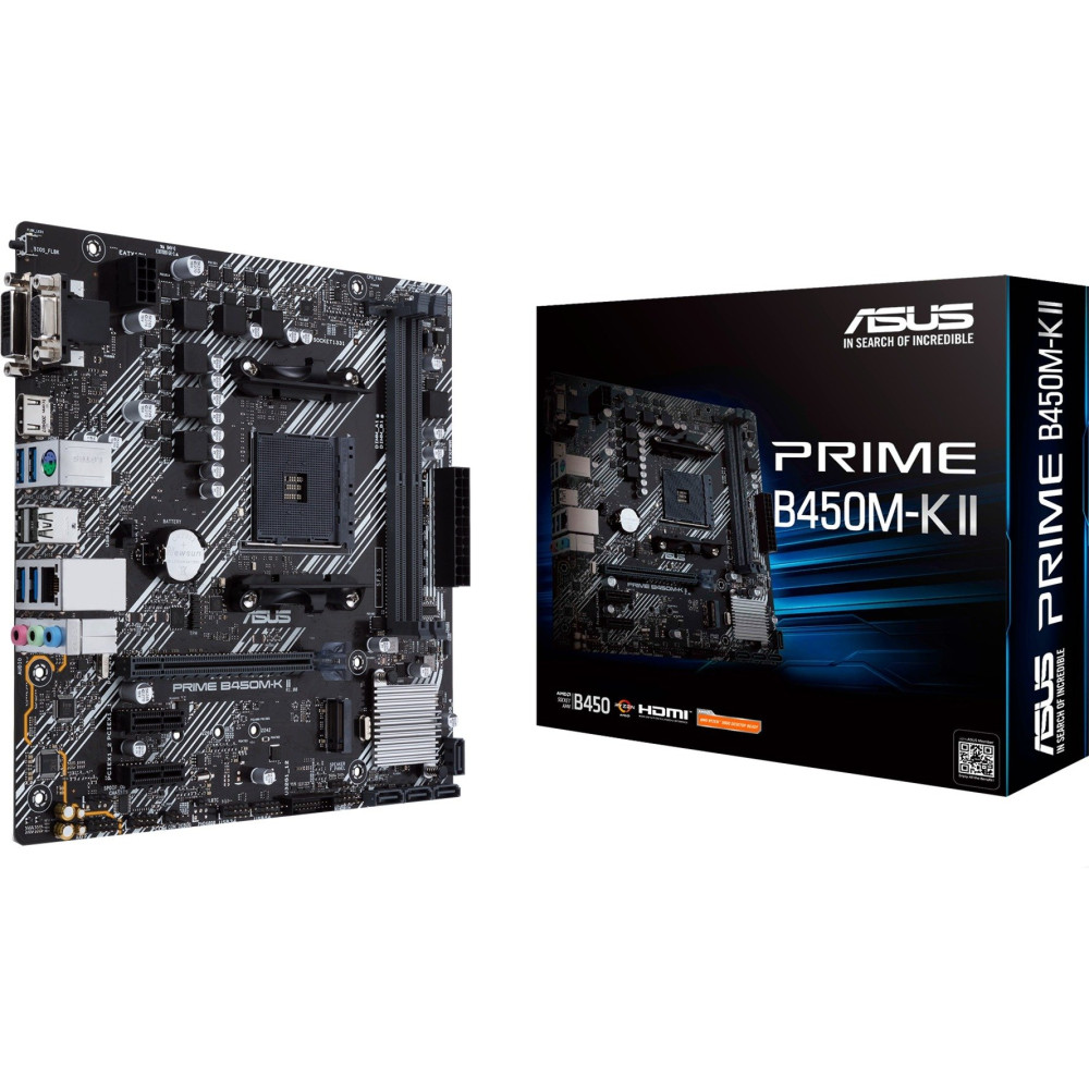 APERTO COME NUOVO Gigabyte GA-B450M-K (AM4) (D)