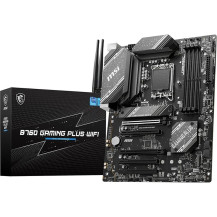 MSI B760 GAMING PLUS WIFI DDR4 - Scheda madre ATX, supporta processori Intel Core 14a, 13a e 12a gen (LGA 1700), DDR4 fino a 533