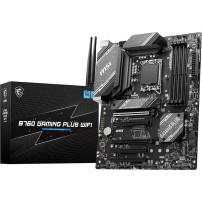 MSI B760 GAMING PLUS WIFI DDR4 - Scheda madre ATX, supporta processori Intel Core 14a, 13a e 12a gen (LGA 1700), DDR4 fino a 533