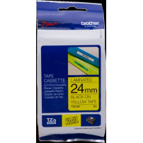 Brother TZe-651 Nastro Nero su giallo