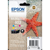 Epson 603 Multipack ciano / magenta / giallo (C13T03U54010)