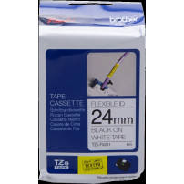 Brother TZe-FX251 Nastro Nero su bianco