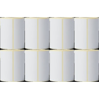 Brother BDE-1J044076-066 Rotolo di etichette singole 76mm x 44mm Bianco