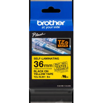 Brother TZe-SL661 Nastro Nero su giallo