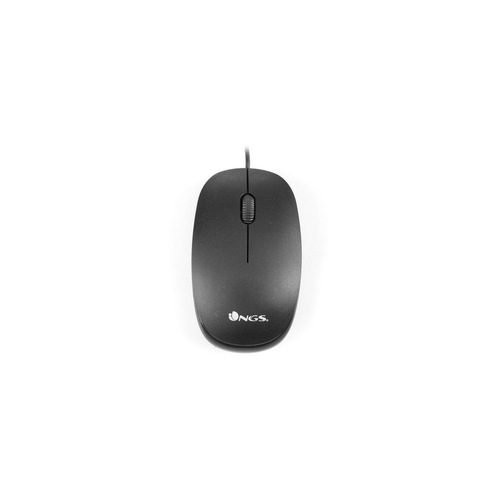 NGS MOUSE OTTICO 1000DPI USB 3 TASTI NERO