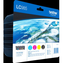 Brother LC-985 Multipack nero / ciano / magenta / giallo (LC985VALBPDR)