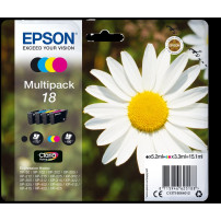 Epson 18 Multipack nero / ciano / magenta / giallo (C13T18064012)