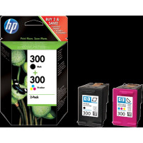 HP 300 Multipack nero / differenti colori (CN637EE)
