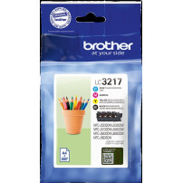 Brother LC-3217 Multipack nero / ciano / magenta / giallo (LC3217VALDR)