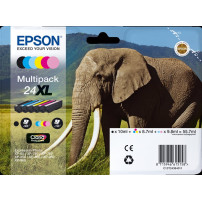 Epson 24 XL Multipack nero / ciano / magenta / giallo / ciano (chiaro) / magenta (chiaro) (C13T24384011)