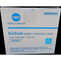 Konica Minolta TNP49C ciano toner (A95W450)