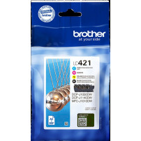 Brother LC-421 Multipack nero / ciano / magenta / giallo (LC421VAL)