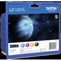 Brother LC-1280XL Multipack nero / ciano / magenta / giallo (LC1280XLVALBPDR)