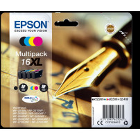 Epson 16 XL Multipack nero / ciano / magenta / giallo (C13T16364012)