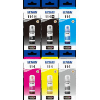 Epson 114 Multipack nero / Nero (Foto) / ciano / magenta / giallo / Grigio (T07B MCVP)
