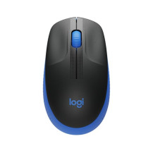LOGITECH MOUSE WIRELESS M190 FULL-SIZE, OTTICO, USB, BLU