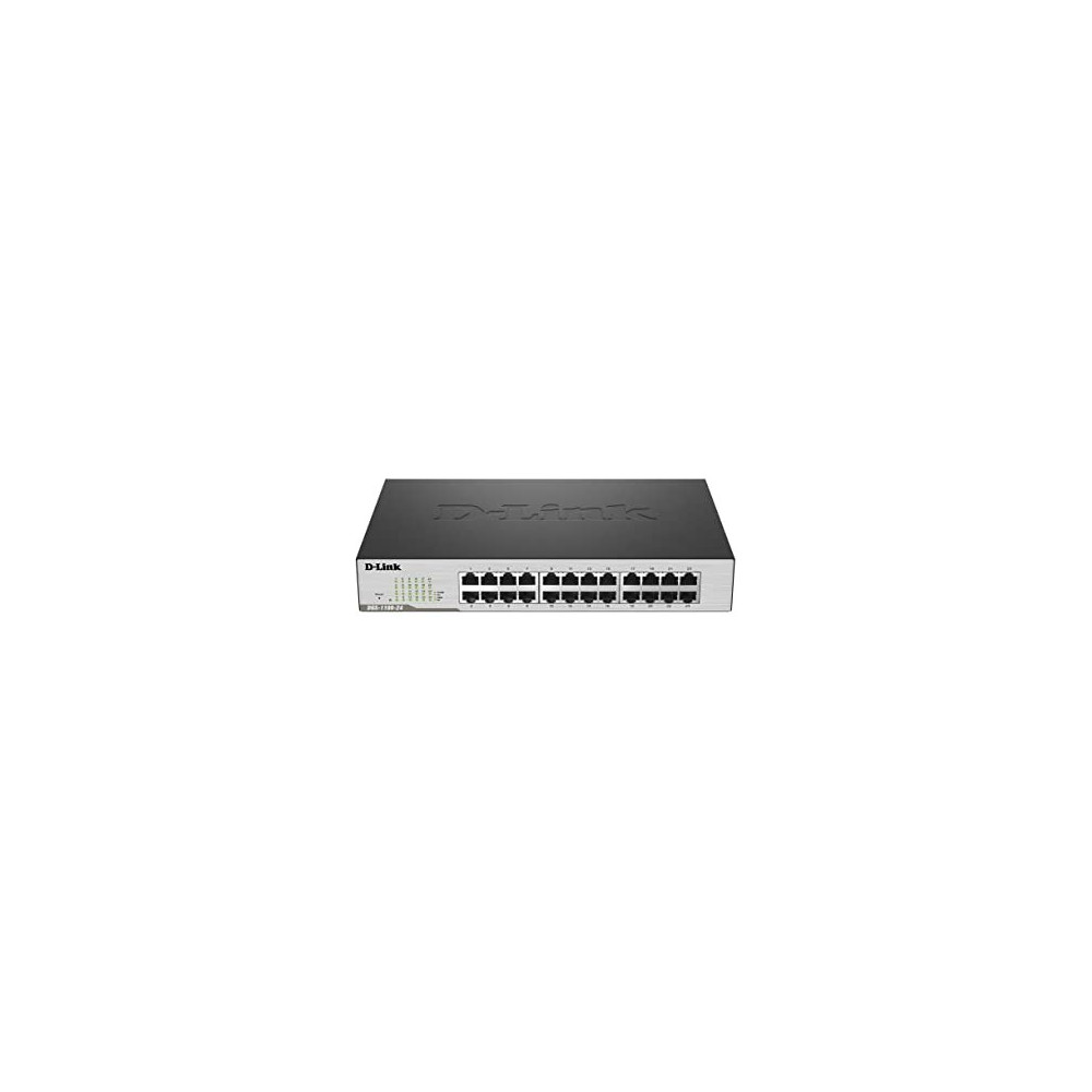 D-LINK SWITCH SMART MANAGED 24 PORTE GIGABIT, FANLESS, 802.1Q VLAN, 802.1p QoS, 11 RACKMOUNT INSTALLATION