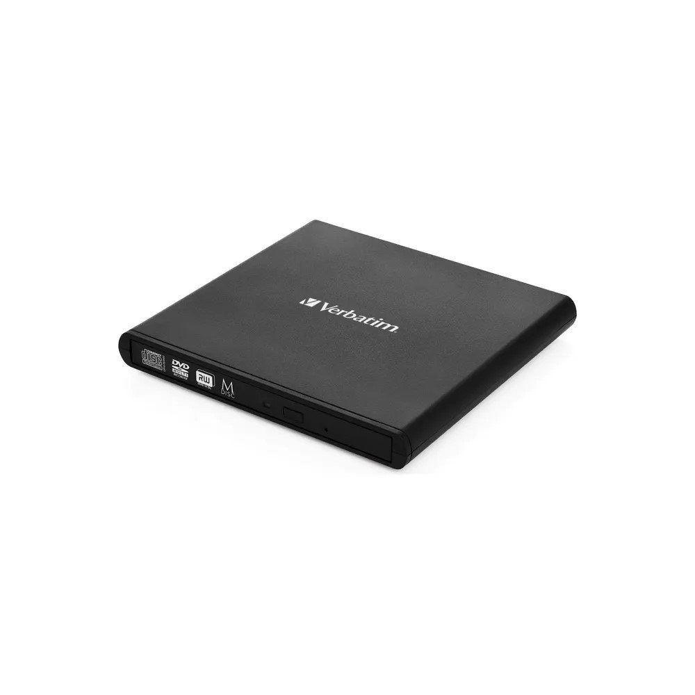 VERBATIM MASTERIZZATORE ESTERNO DVD USB2.0 NERO + SOFTWARE