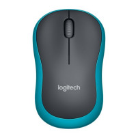 LOGITECH WIRELESS MOUSE M185 OTTICO, USB, COLORE BLU