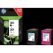 HP 301 Multipack nero / differenti colori (N9J72AE)