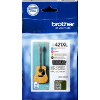 Brother LC-421XL Multipack nero / ciano / magenta / giallo (LC421XLVAL)