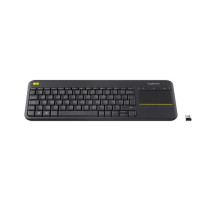 LOGITECH KEYBOARD TASTIERA QWERTY ITALIANA WIRELESS k400 PLUS NERA 0 PLUS BLACK