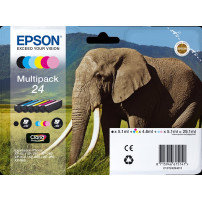 Epson 24 Multipack nero / ciano / magenta / giallo / ciano (chiaro) / magenta (chiaro) (C13T24284011)