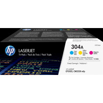 HP 304A Multipack ciano / magenta / giallo (CF372AM)