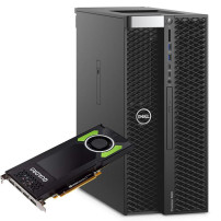 RINOVO DELL WKS T5820 TOWER W2125 DDR4 64GB SSD 512GB NVIDIA QUADRO M4000-P4000 8GB W11P UPG