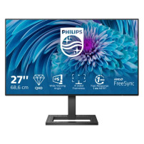 PHILIPS MONITOR 27" LED IPS QHD 16:9 1MS 75HZ, 350 CDM, DP/HDMI, REG ALTEZZA, MULTIMEDIALE