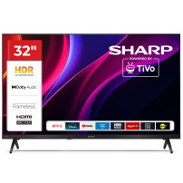 SHARP 32HE2245E - 32"" SMART TV LED HD - FRAMELESS - COMP. TV SAT - AUDIO DOLBY DIGITAL+ / DTS HD - CHROMECAST - BLACK - IT SHA3