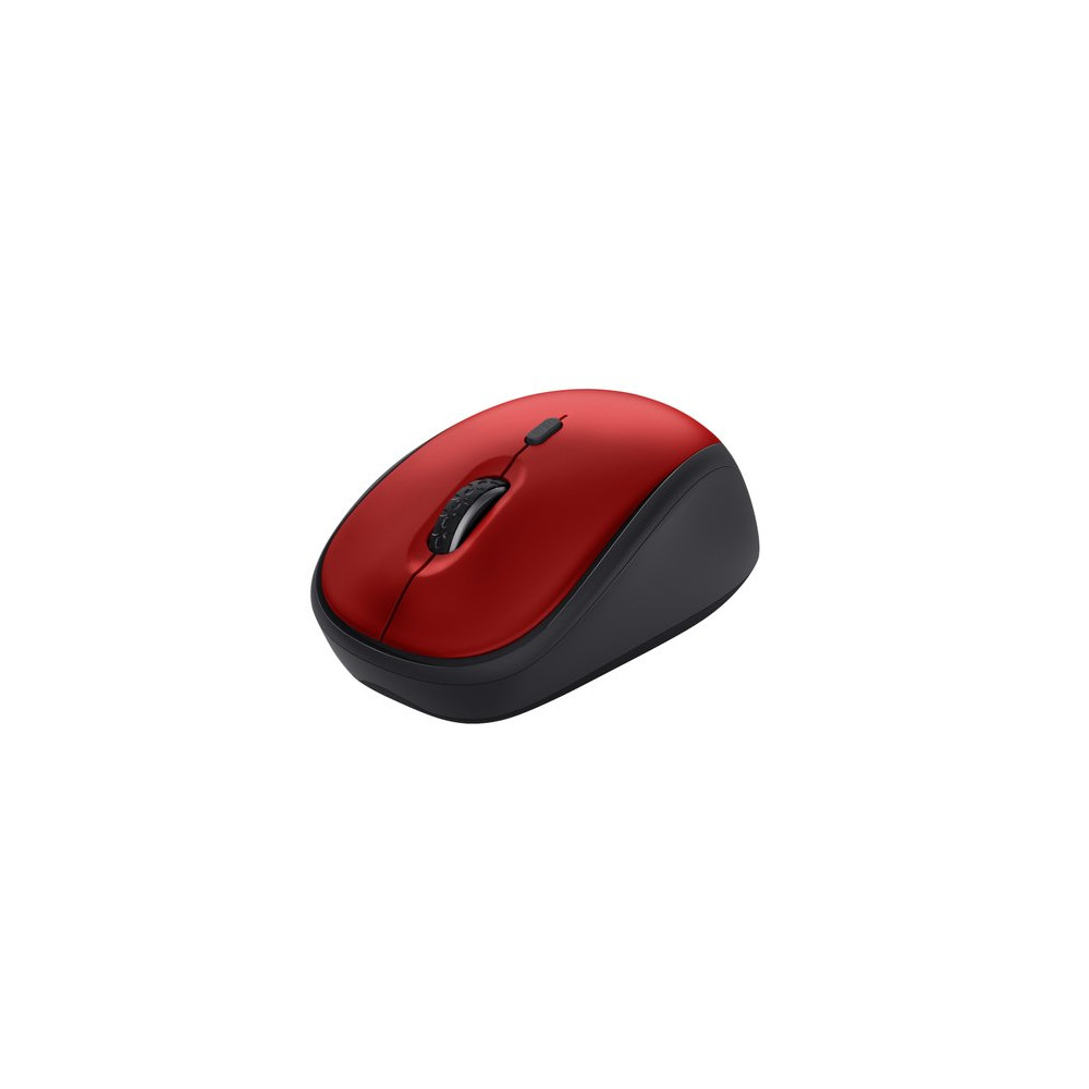 TRUST MOUSE YVI WIRELESS, ECO, ROSSO