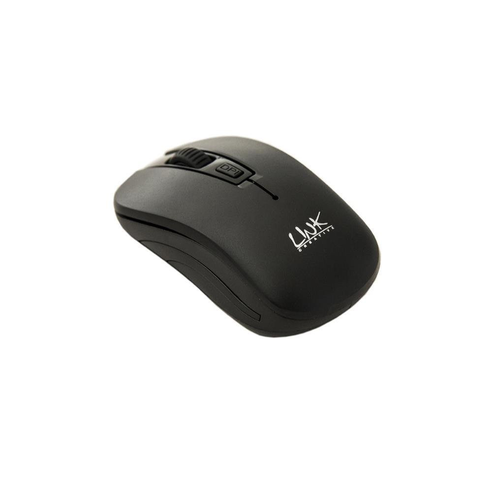 LINK MOUSE WIRELESS 3 TASTI NERO RICEVITORE USB 1000 DPI
