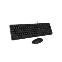 VULTECH TASTIERA E MOUSE BUNDLE, CON FILO USB, 2000DPI