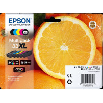 Epson 33 XL Multipack nero / ciano / magenta / giallo / Nero (Foto) (C13T33574011)