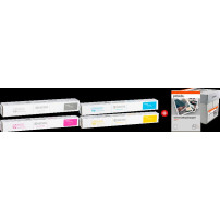 Kyocera TK-8365 MCVP nero / ciano / magenta / giallo / Bianco Value Pack (+ Prindo Universal Papier 2500 Blatt)