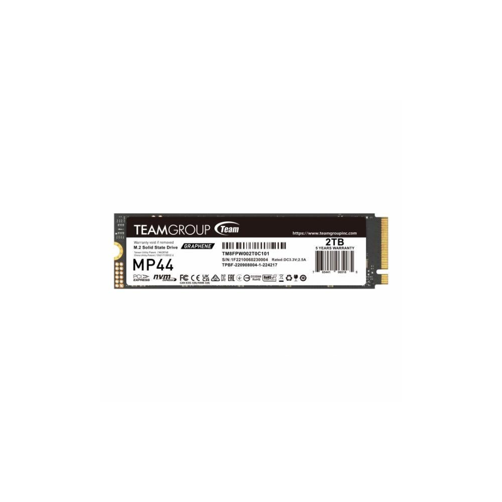 SSD Teamgroup 2TB MP44 TM8FPW002T0C101 PCIe M.2  PCIe 4.0 x4