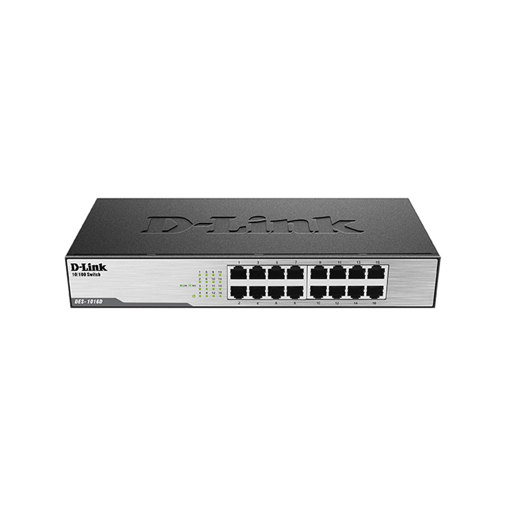 D-LINK DES-1016D - SWITCH 16 PORTE 10/100MBPS NON GESTITE DLI-DES-1016D