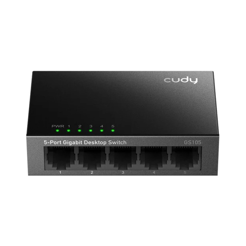 CUDY GS105 - SWITCH 5 PT GIGABIT - METAL CHASSIS CUDGS105