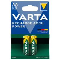 VARTA RECHARGE ACCU POWER - BLISTER 2 BATTERIE STILO AA RICARICABILI 2100mAh VAR-STILO-RICAR