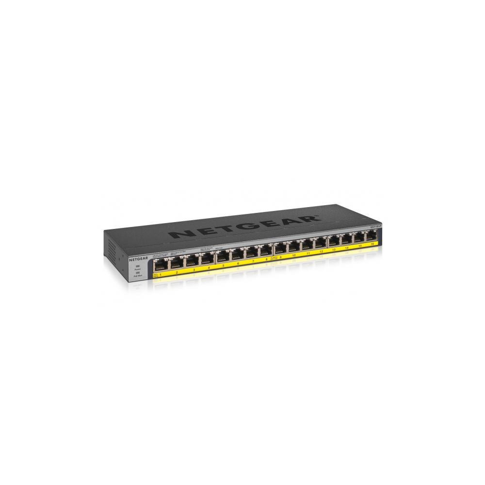 NETGEAR Switch Desktop Gigabit 16-port 10/100/1000 GS116LP-100EUS