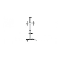 STAFFA TV/MONITOR 37/70PAVIMENTO MAX50KG RUOTA 90 CARRELLO RUOTE