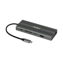 DOCKING TYPE C MULTIPORT 12IN1 USB+HDMI+VGA+LAN+DP+AUDIO+SD ADJ