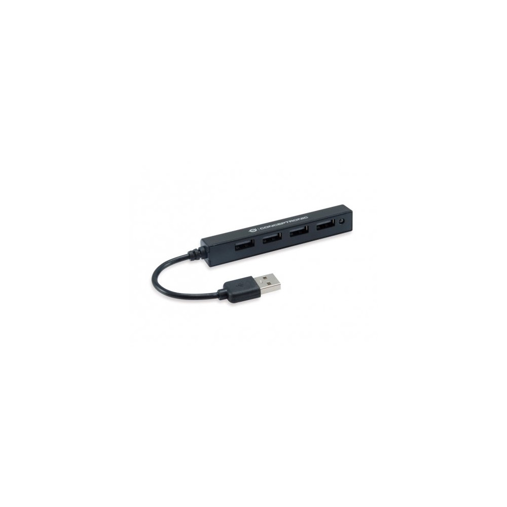 HUB USB 2.0 4 PORTE BK 4*USB A