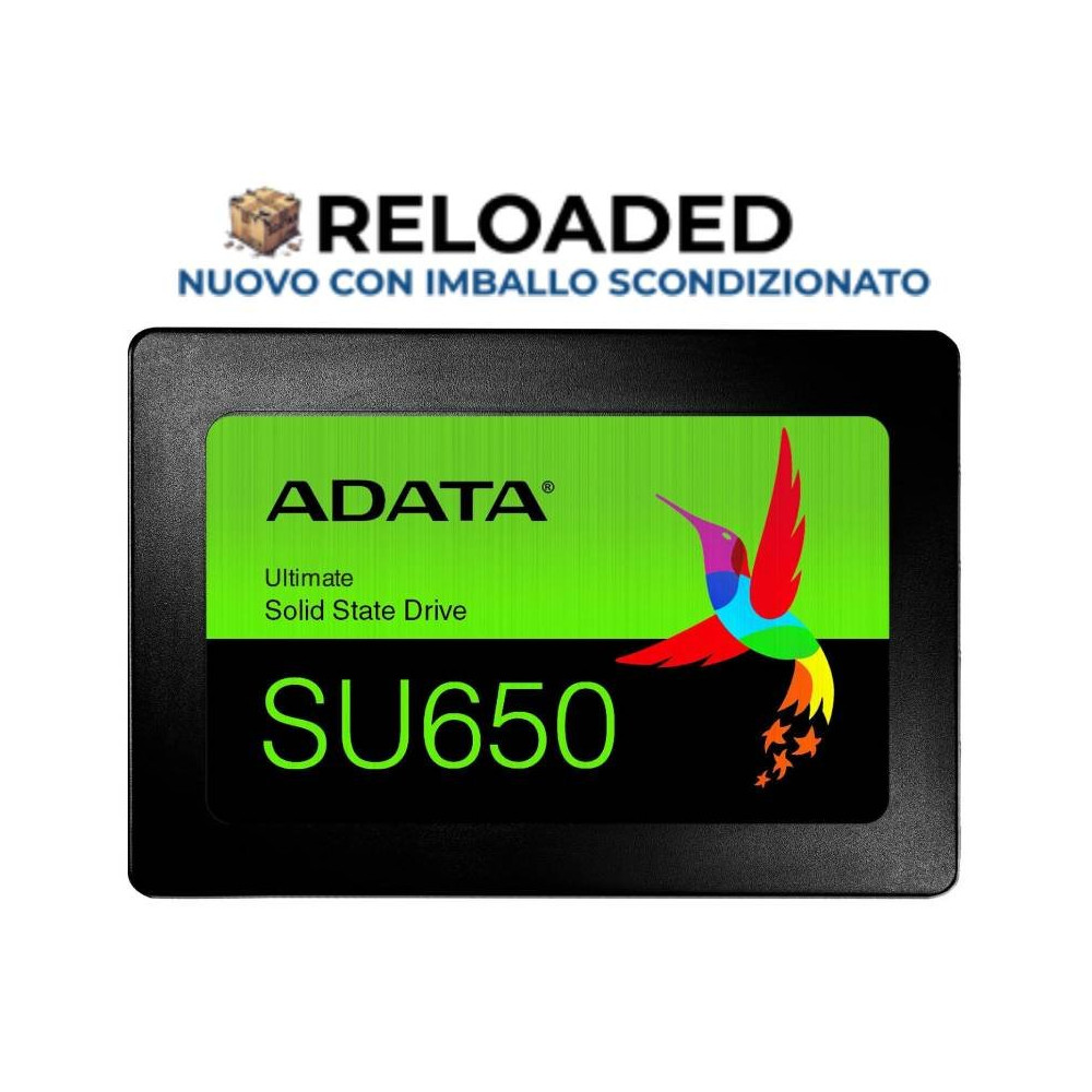 SSD 2,5 120GB SATA SU650 ADATA 6 MESI GARANZIA USATI NO SCATOLA