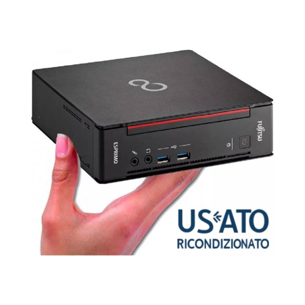 PC REF I3 8GB 256GB  W11P I3-9100T FUJITSU Q558 TINY MINI