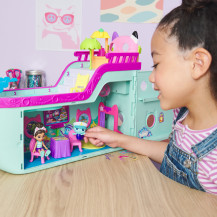 Gabby's Dollhouse , Crociera dei gatti di Gabby, nave da crociera giocattolo con 2 personaggi, giocattoli a sorpresa e accessori