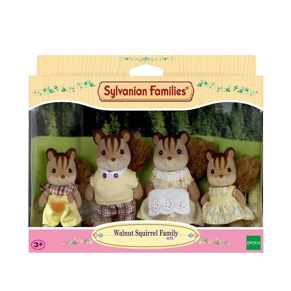 Sylvanian Families Famiglia Scoiattolo Nocciola