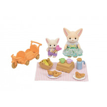 Sylvanian Families Set Picnic al sole – Sorella e Bebè Volpe Fennec