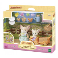 Sylvanian Families Set Picnic al sole – Sorella e Bebè Volpe Fennec